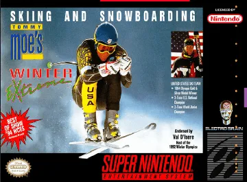 Tommy Moe's Winter Extreme - Skiing and Snowboarding (USA) box cover front